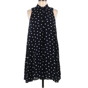 Adrianna Papell Chiffon Polka Dot Swing Dress